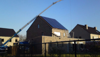 Zonnepaneleninstallatie te Herentals